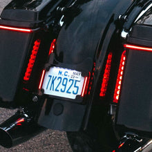 Turn Signal Eliminator Kit with Auxiliary LED Plate Frame for Harley Touring